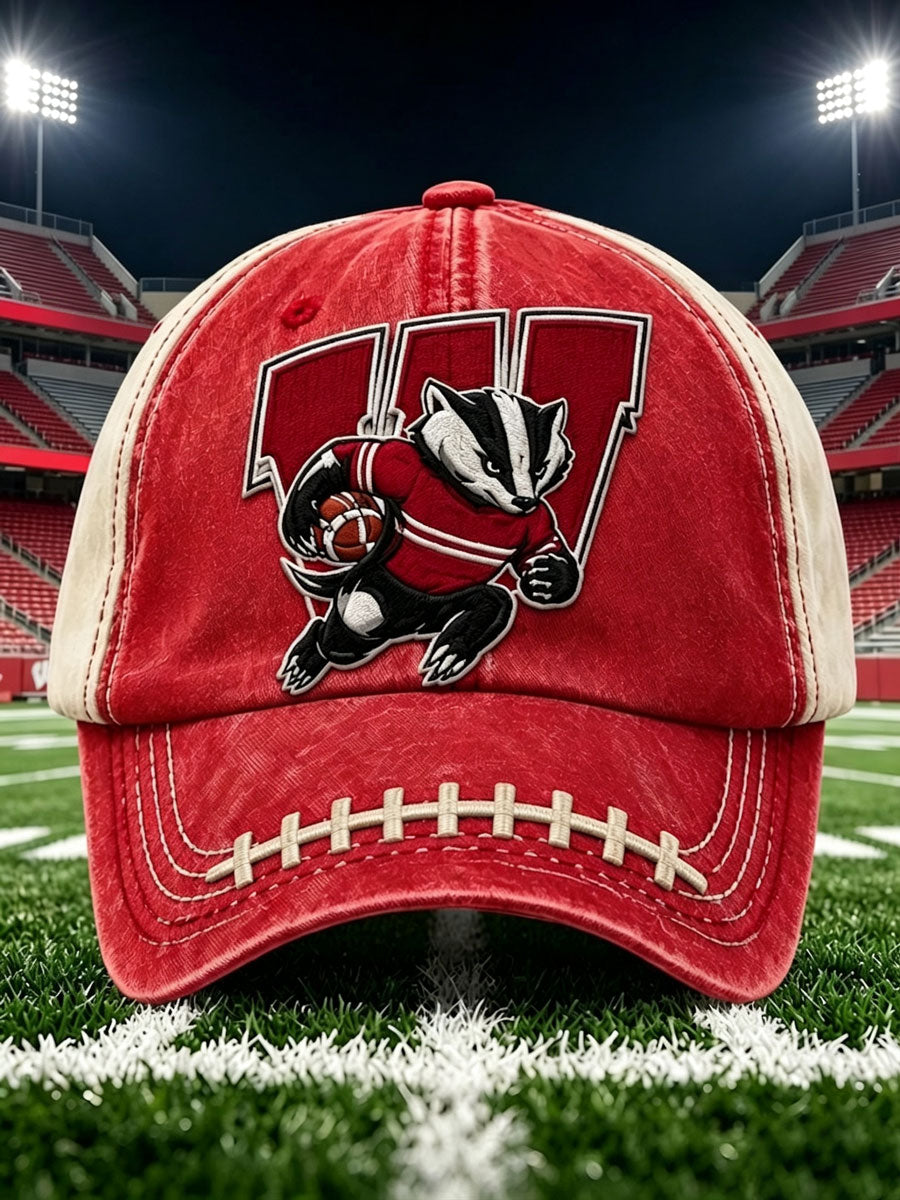 Neutral Football Fan Printed Duckbill Cap