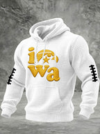 Men'S Football Printed Casual Hoodie