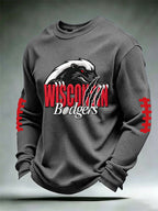 Men'S Football Printed Waffle T-Shirt