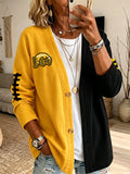Women'S Eagle Printed Cardigan