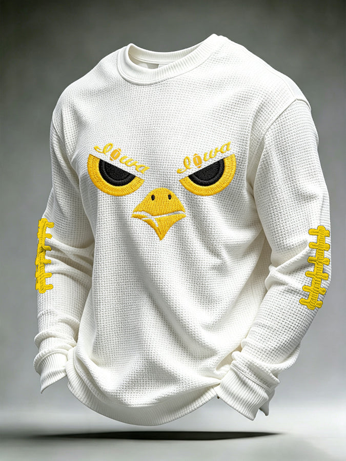 Men'S Football  Printed Waffle T-Shirt