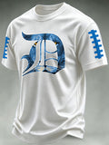Men'S Football Print Waffle T-Shirt