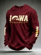 Men'S Football  Printed Waffle T-Shirt