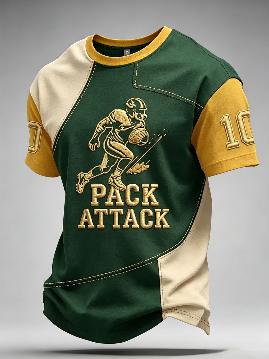 Men'S Football Fan Printed T-Shirt