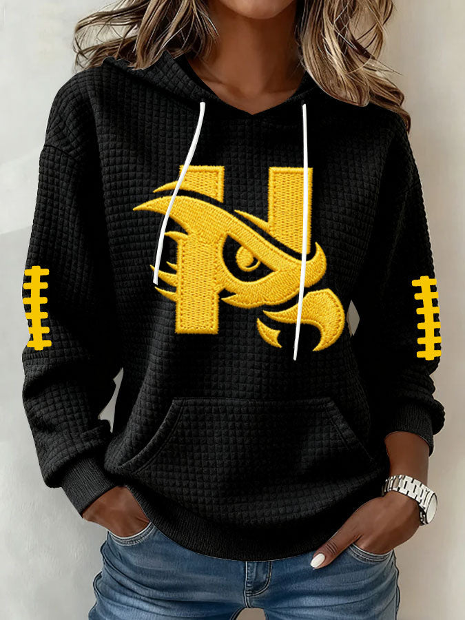 Women's Football Print Sweatshirt