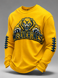 Men'S Football Enthusiast Sports Waffle Top