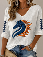 Women'S  Football Lover Casual T-Shirt