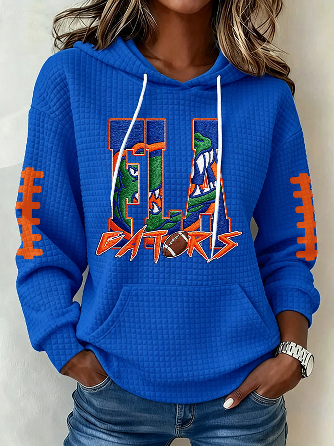 Women's Football Print Sweatshirt