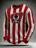 Men'S Football Printed Waffle T-Shirt