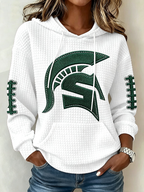 Women's Football Print Sweatshirt