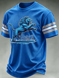 Men'S Football Print Waffle T-Shirt
