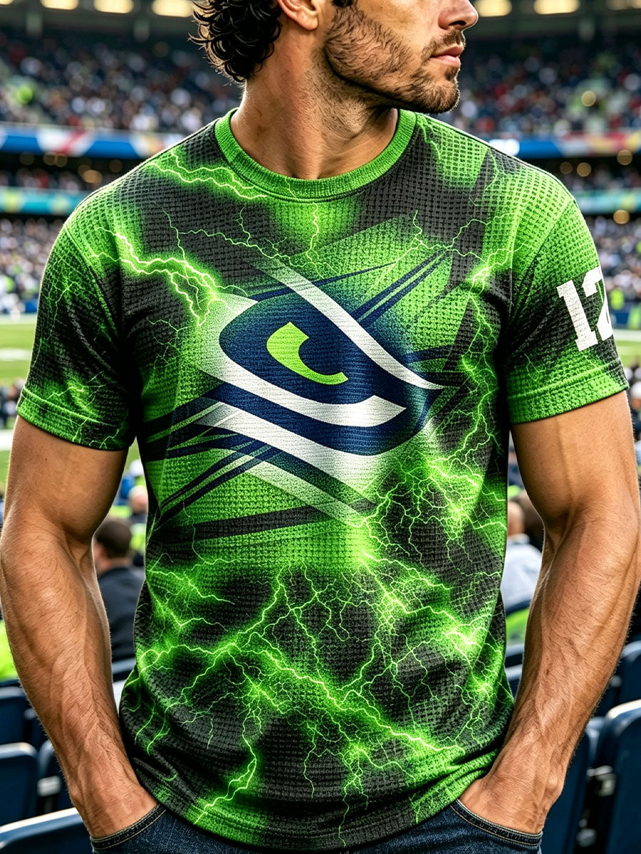 Men's American football Waffle T-Shirt