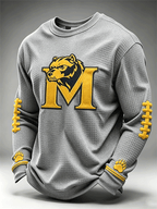 Men'S Rugby Printed Waffle T-Shirt