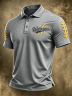Men's Football Sports Casual Polo Shirt