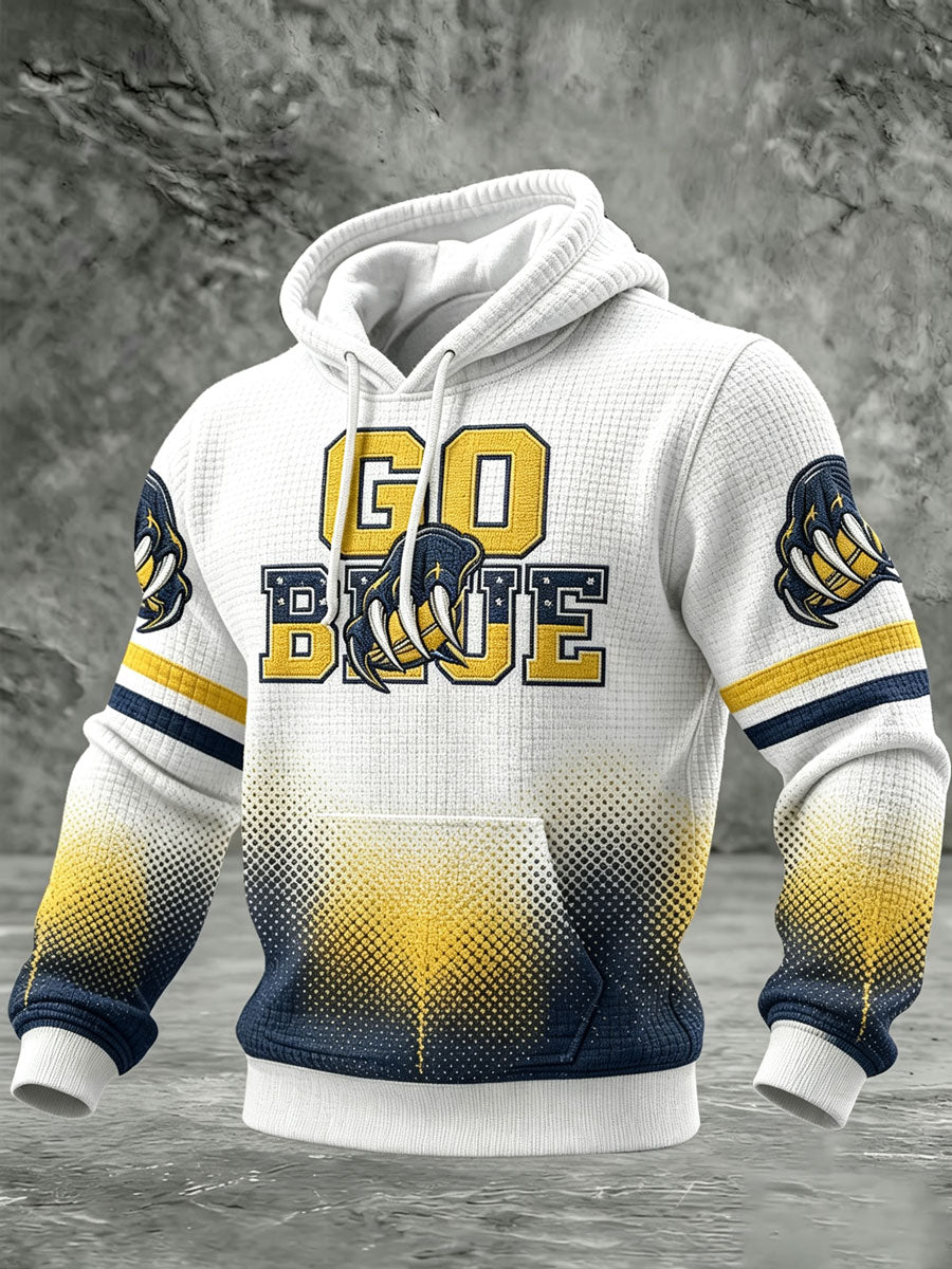 Men's Football Printed Casual Hoodie