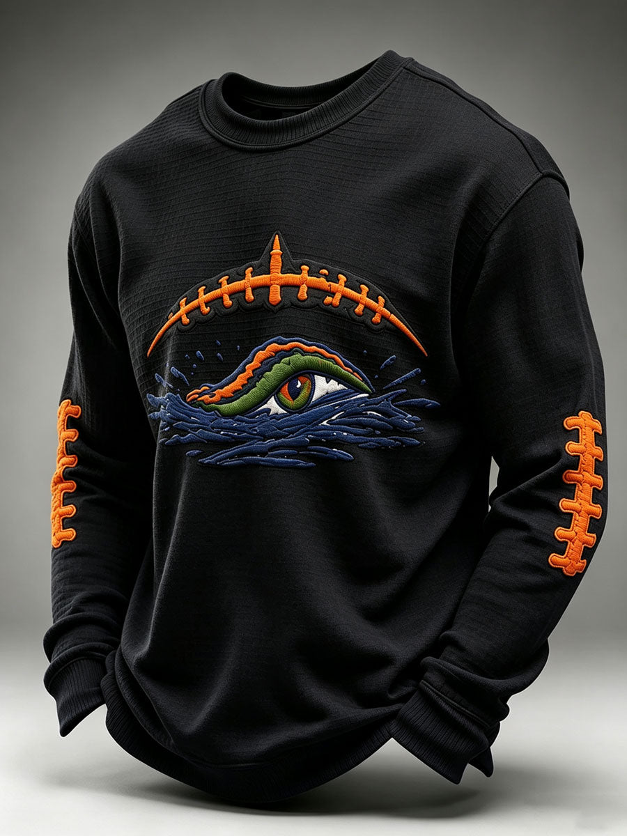 Men's Rugby Pattern Waffle T-shirt