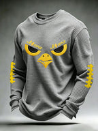 Men'S Football  Printed Waffle T-Shirt