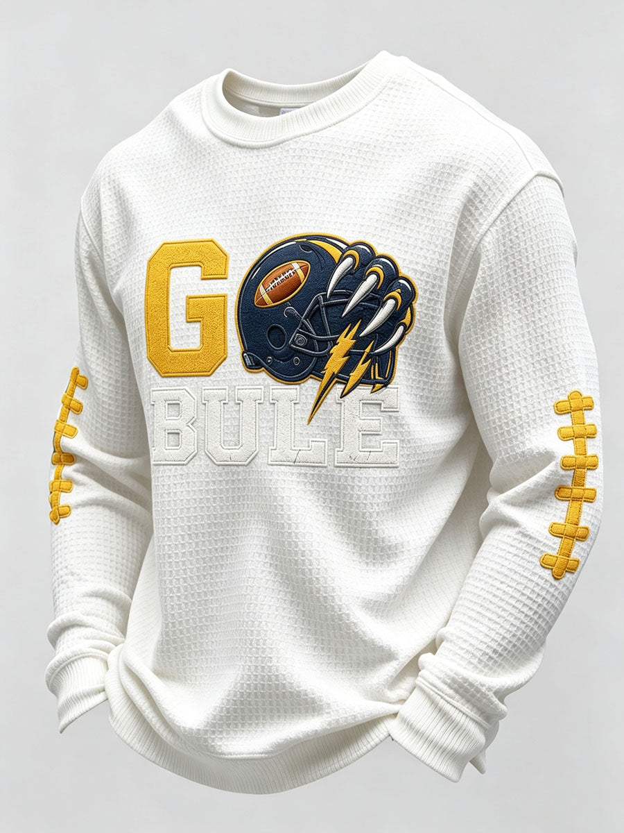 Men'S Rugby Printed Waffle T-Shirt