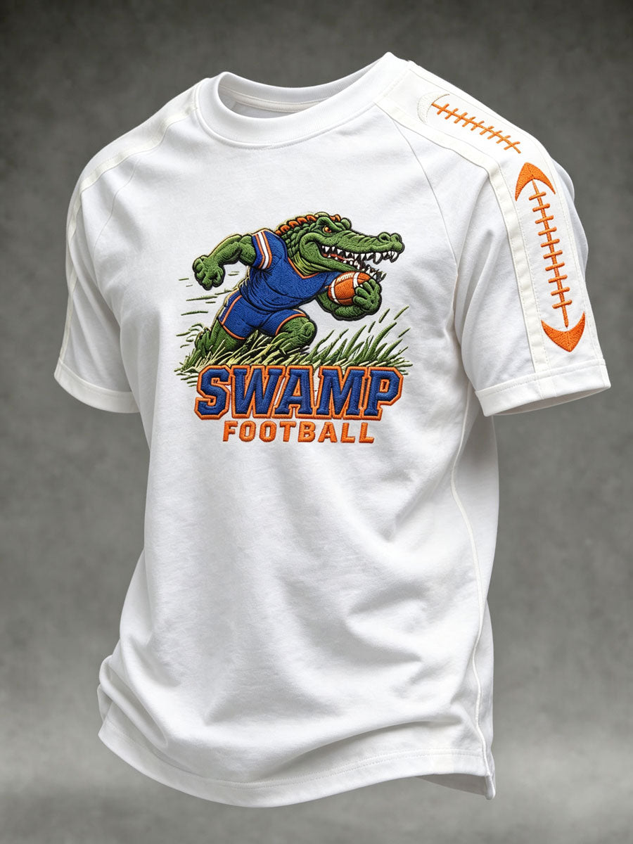 Men'S Football Fans Printed Short Sleeve T-Shirt