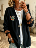 Women'S University Football Fan Cardigan