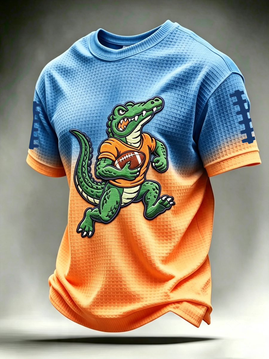 Men's Football Fan Waffle T-Shirt