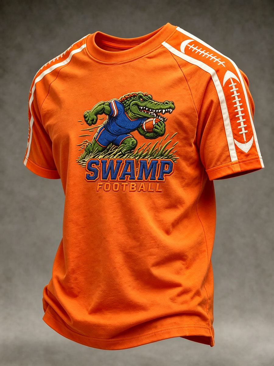 Men'S Football Fans Printed Short Sleeve T-Shirt