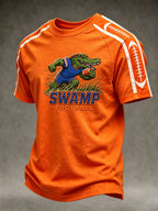 Men'S Football Fans Printed Short Sleeve T-Shirt