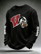 Men'S Football Printed Waffle T-Shirt