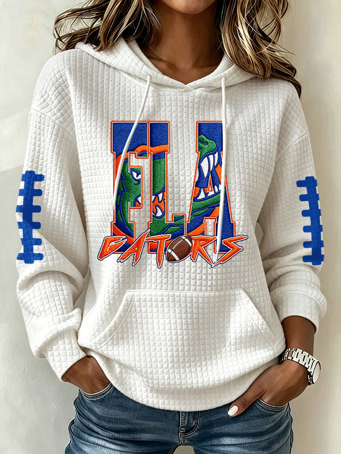 Women's Football Print Sweatshirt