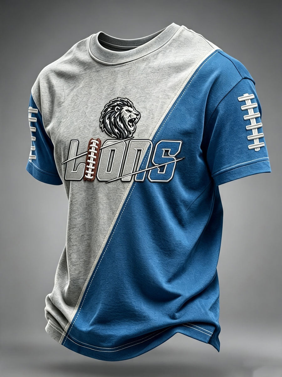 Men's Football Printed Short-Sleeve T-Shirt