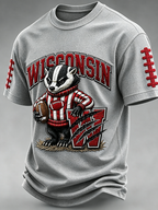 Men's Football Fan Waffle T-Shirt
