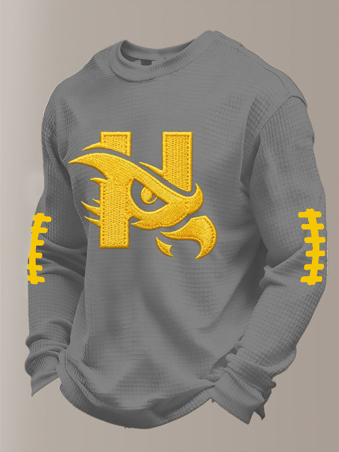 Men'S Football  Printed Waffle T-Shirt