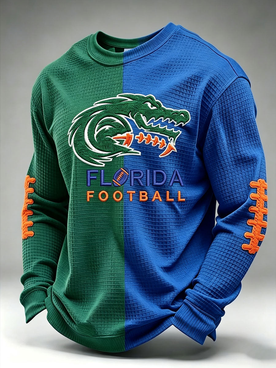 Men'S Football Print Waffle T-Shirt