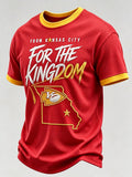 Men'S Football Fan Printed T-Shirt