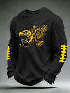 Men'S Football  Printed Waffle T-Shirt