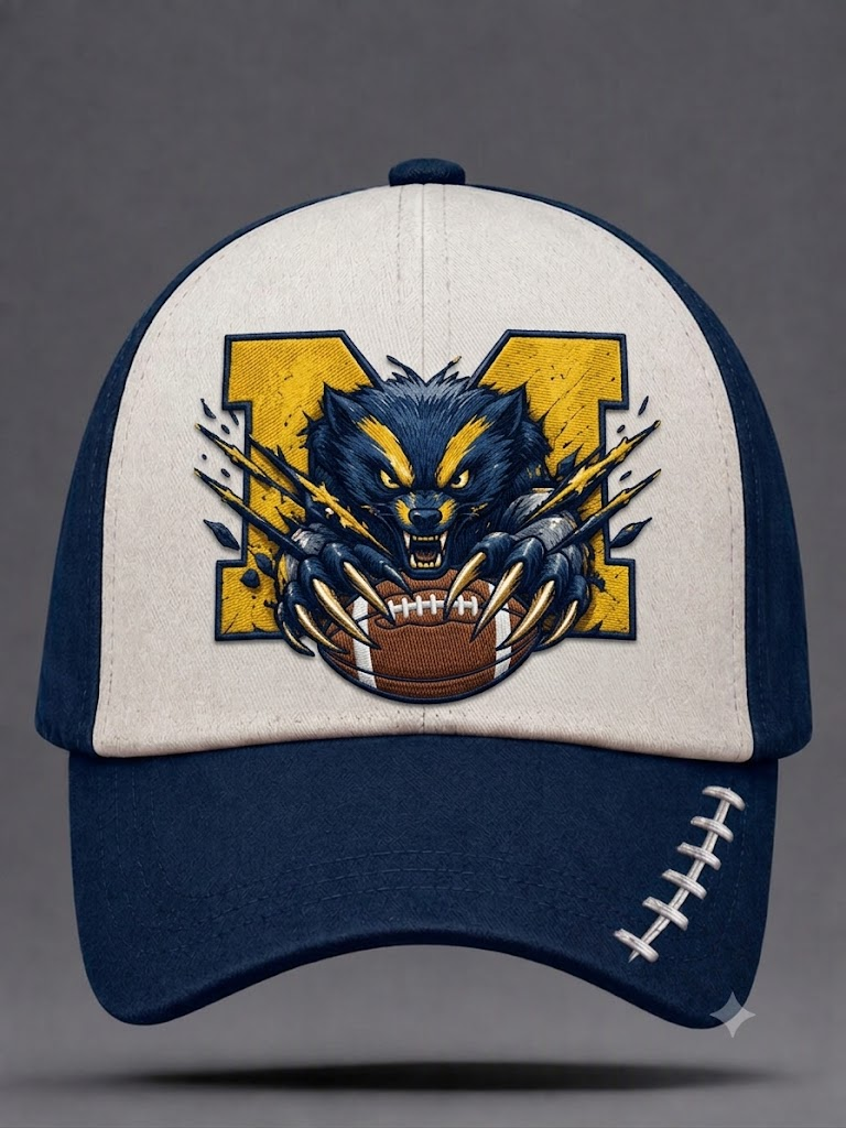 Unisex Football Printed Casual Hat