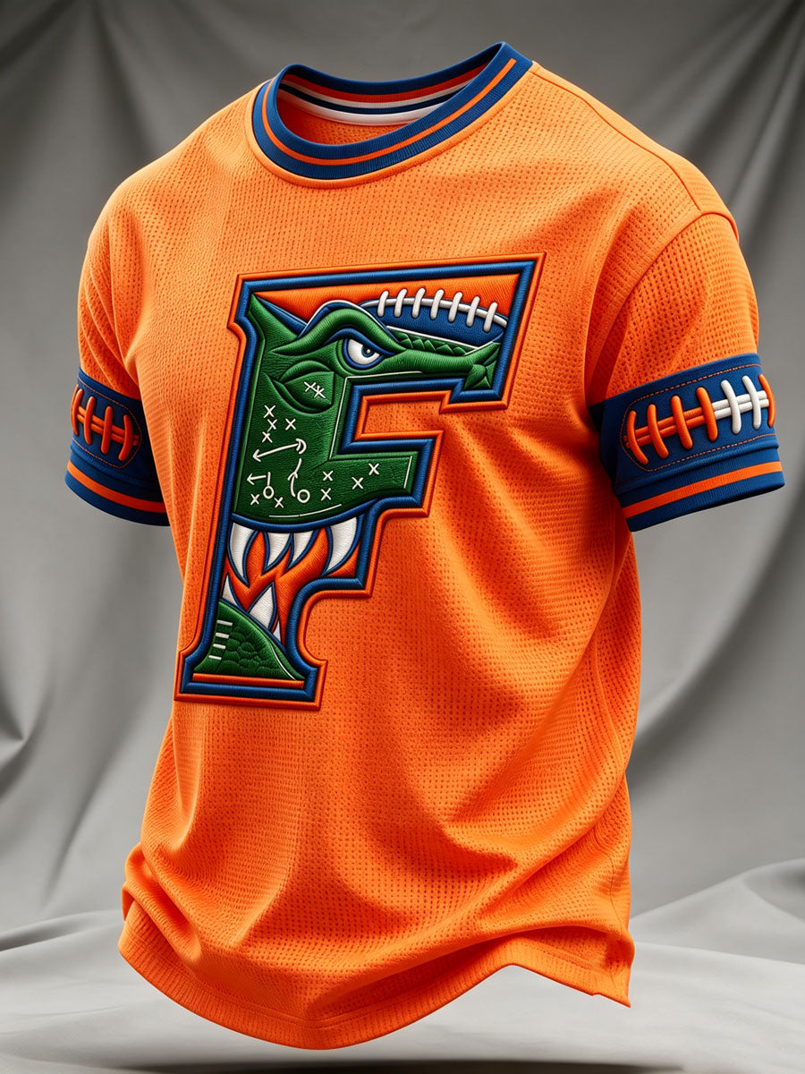 Men's Football Fan Waffle T-Shirt
