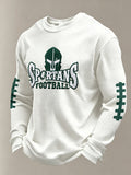 Men'S Football  Printed Waffle T-Shirt