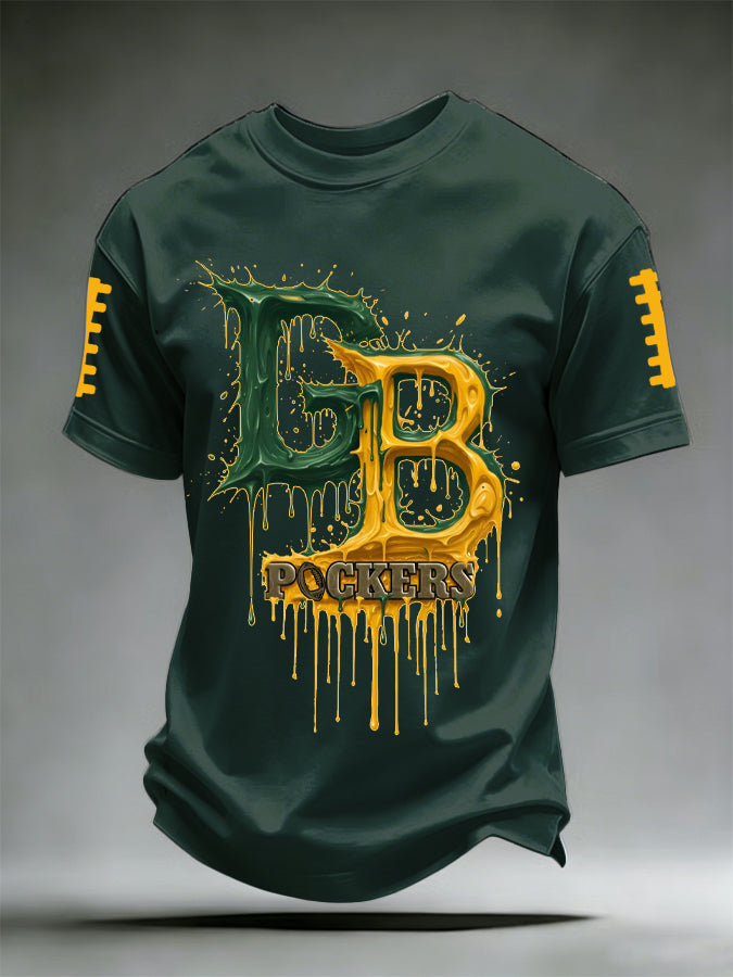 Men's Football Printed Short-Sleeve T-Shirt