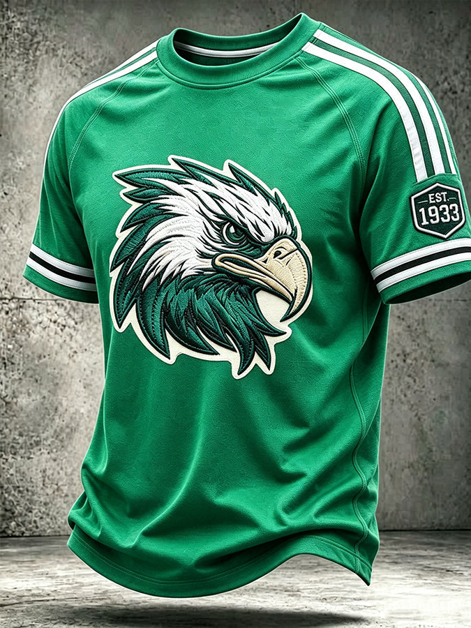 Men's Football Printed Short-Sleeve T-Shirt