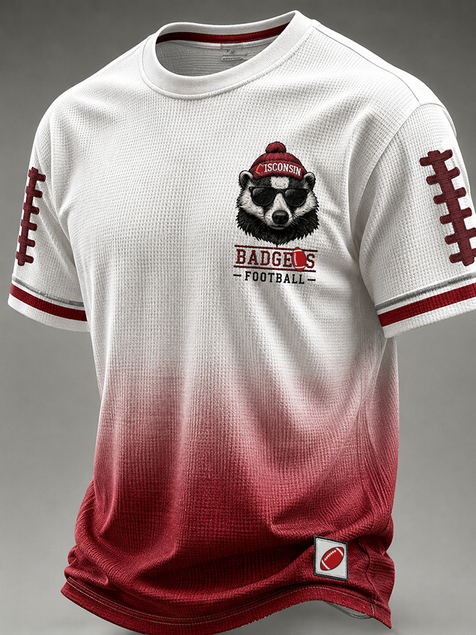 Men's Football Fan Waffle T-Shirt