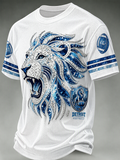 Men'S Football Print Waffle T-Shirt