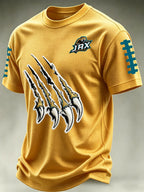 Men'S Football Print Waffle T-Shirt