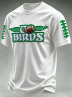 Men'S Football Print Waffle T-Shirt