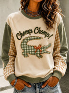 Women'S Retro Rugby Round Neck Sports Shirt