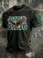 Men'S Football Print  T-Shirt