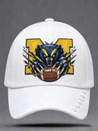 Unisex Football Printed Casual Hat