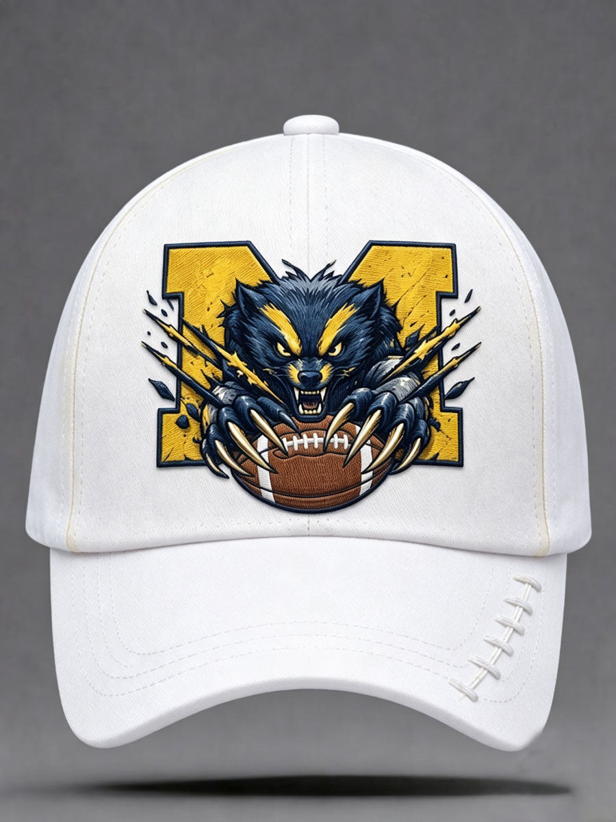 Unisex Football Printed Casual Hat