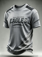 Men'S Football Fan Waffle T-Shirt