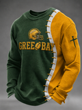 Men'S Football Fan  Print Casual Top